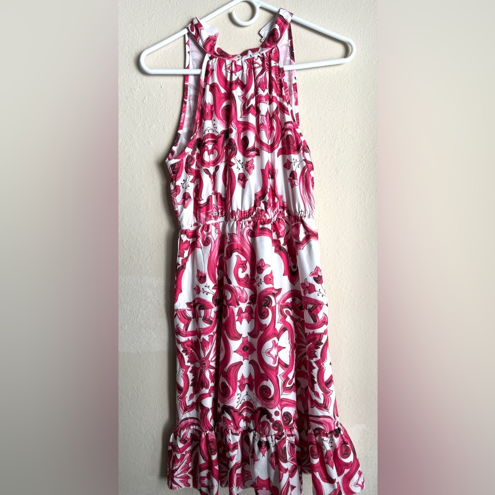Pink and White floral dress